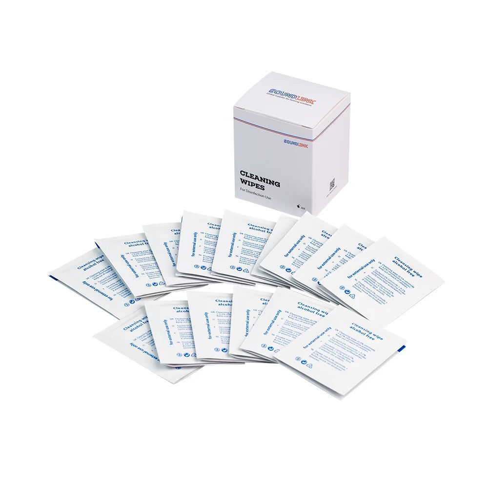 Crystal Clear™ Earbud Cleaning Wipes - 30pcs Pack
